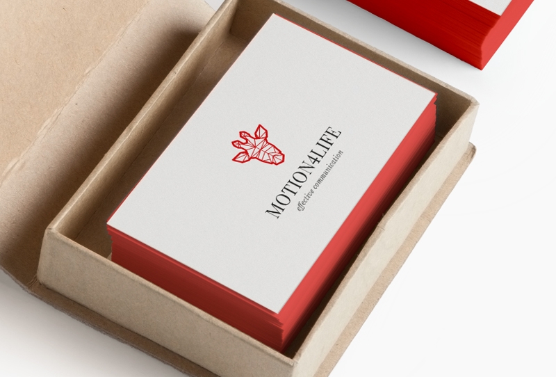 Motion4Life, Logo, Mirjam Lub, Visitekaartje